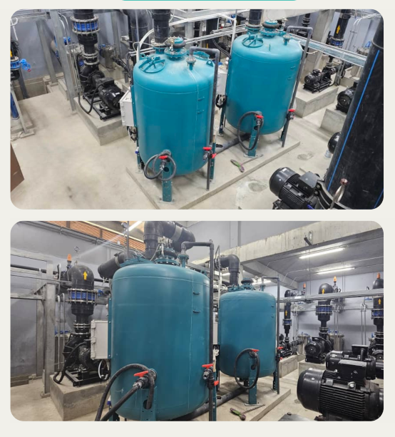 Regenerative Filter System Installation swimming-pool project